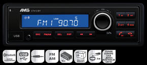 AUTORADIO CT412BT MP3 BLUETOOH USB SD-CARD