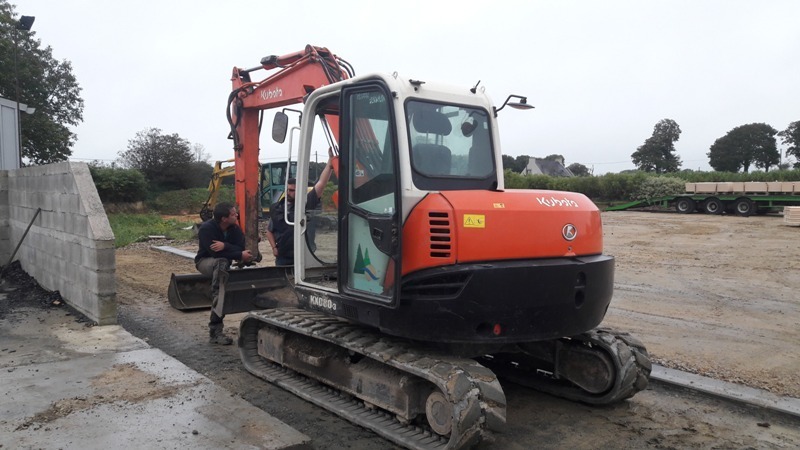 Remise à Zéro Entretien Mini Pelle Kubota